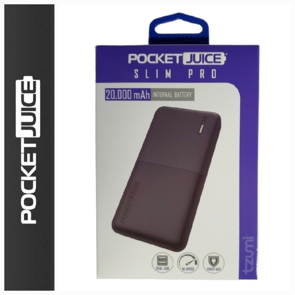 Pocket Juice 20,000mAh Slim Pro - Picture 1 of 10